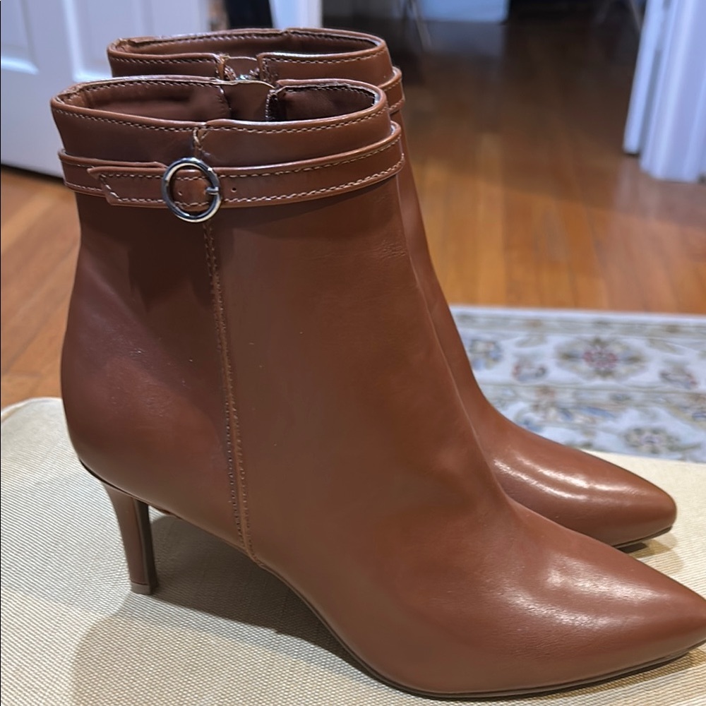 Bandolino Brown Heeled Ankle Boots